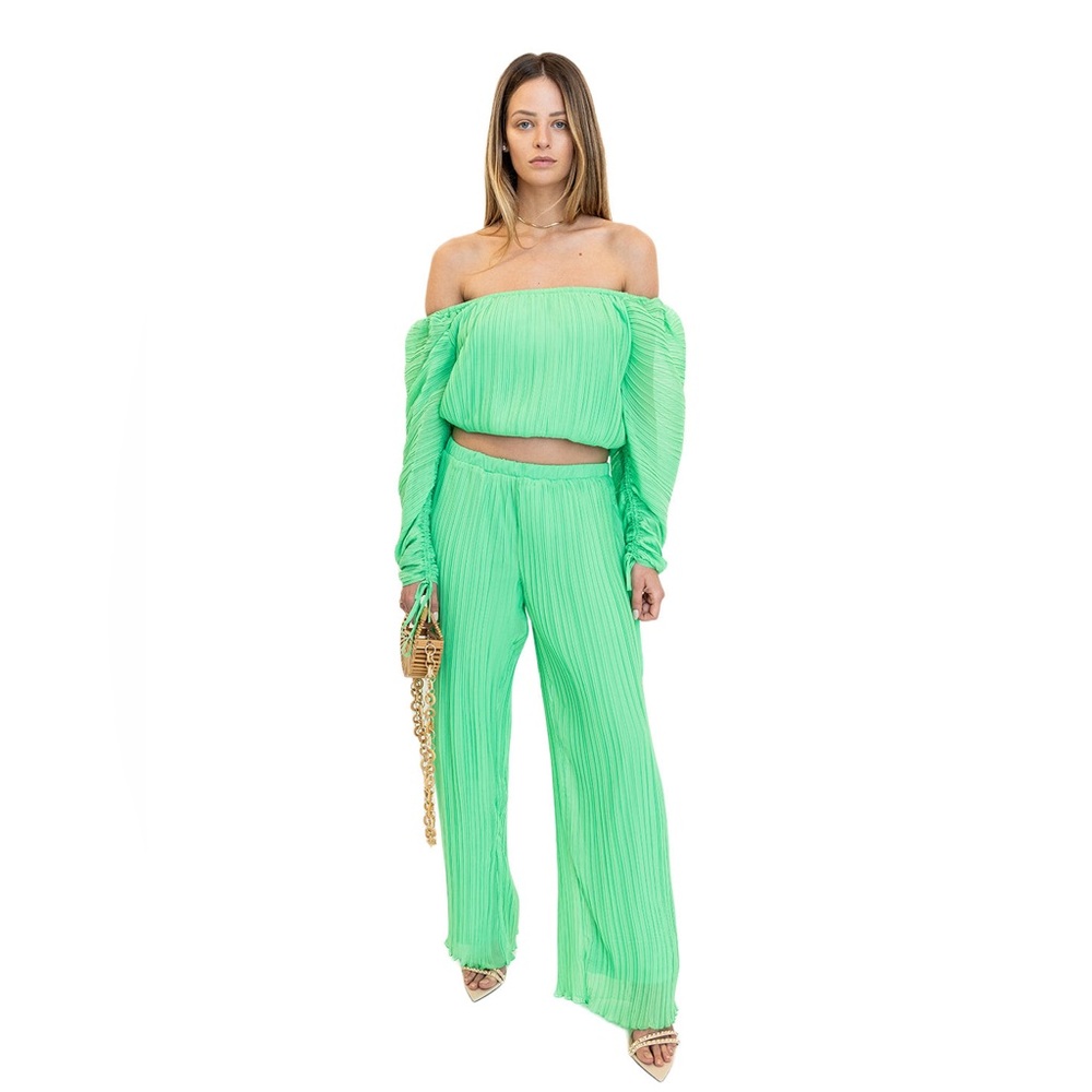 Torn by Ronny Kobo Pleated Shaina Pants